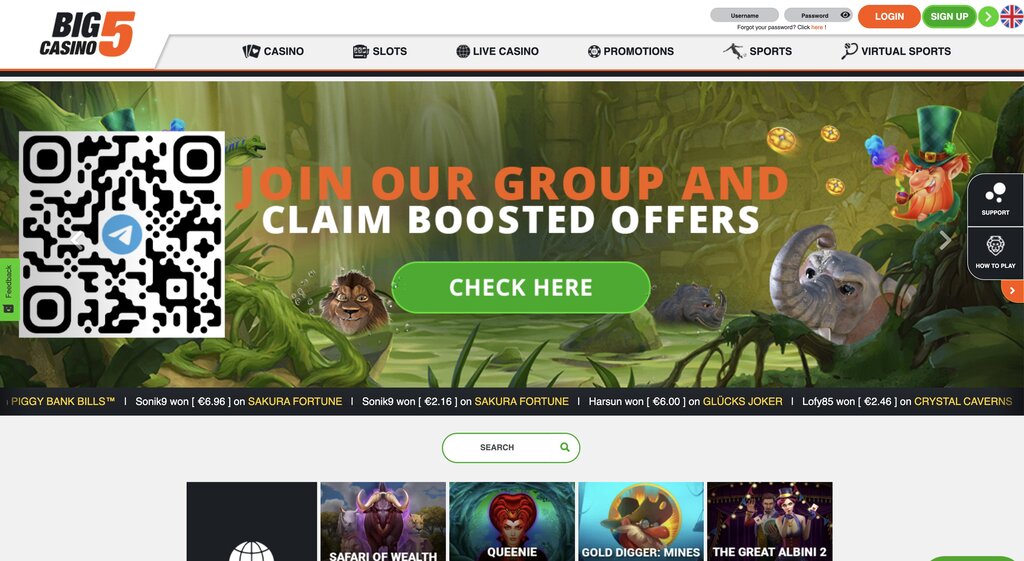 The Big 5 Casino Online